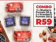 Food Lover's Market Blueberry punnet and strawberry punnet combo offer