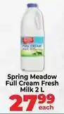 Food Lover's Market Full cream fresh milk offer