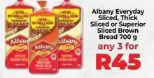 Food Lover's Market Albany - everyday sliced, thick sliced or superior sliced brown bread 700 g offer