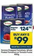 Pick n Pay Hypermarket Chopped tomatoes, whole peeled tomatoes or tomato puree offer
