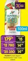 Shoprite Liquor Apple - hunter's iced watermelon cider cans offer