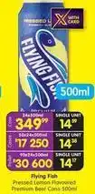 Shoprite Liquor Flying fish - pressed lemon flavoured premium beer cans offer