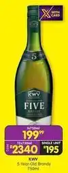 Shoprite Liquor Kwv - 5-year-old brandy offer