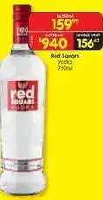 Shoprite Liquor Red square - vodka offer