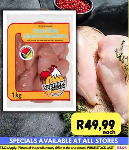 Die Visfabriek Supreme Chicken Breast Fillets with brine based mixture offer