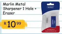 Check Star Marlin Metal Sharpener 1 Hole + Eraser offer