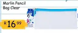 Check Star Marlin Pencil Bag Clear offer