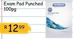 Check Star MARLIN A4 Exam Pad Punched offer