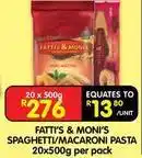 Shoprite Spaghetti/macaroni pasta offer