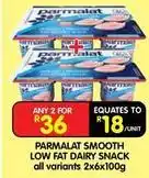 Shoprite Parmalat - smooth low fat dairy snack offer