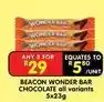 Shoprite Wonder bar chocolate offer