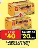Shoprite Original margarine offer