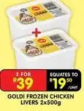 Shoprite Goldi - frozen chicken livers offer