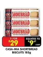 Shoprite Shortbread biscuits offer