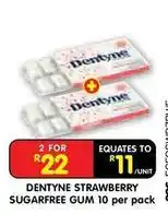 Shoprite Strawberry sugarfree gum offer