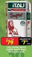 Shoprite Super white - super maize meal offer