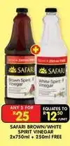 Shoprite Brown/white spirit vinegar offer