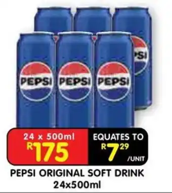 PEPSI ORIGINAL SOFT DRINK
