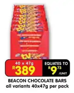 Shoprite BEACON CHOCOLATE BARS offer