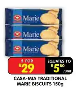 Shoprite CASA-MIA TRADITIONAL MARIE BISCUITS offer