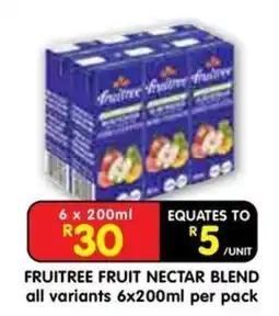 Shoprite Fruitree Fruit Nectar Blend offer