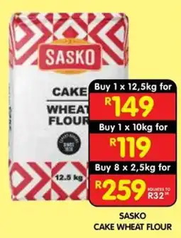 Shoprite SASKO CAKE WHEAT FLOUR offer
