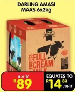Shoprite Darling Amasi Maas Full Cream Milk offer