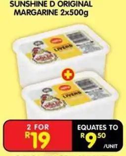 Shoprite Sunshine D Original Margarine offer