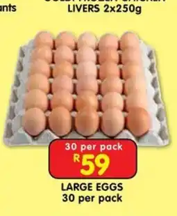 Shoprite LARGE EGGS offer