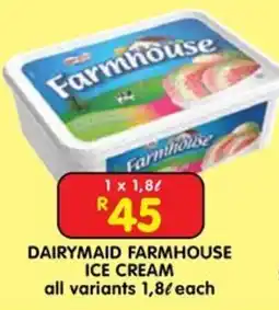 Shoprite DAIRYMAID FARMHOUSE ICE CREAM offer