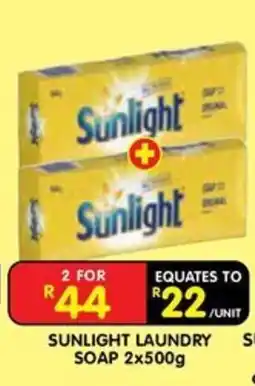 Shoprite Sunlight Laundry Soap offer