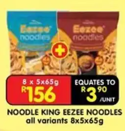 Shoprite Noodle King Eezee Noodles offer