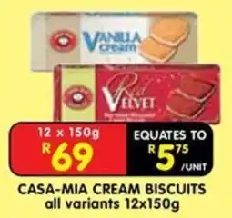 Shoprite CASA-MIA CREAM BISCUITS offer