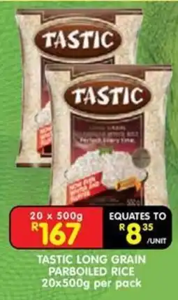 Shoprite TASTIC LONG GRAIN PARBOILED RICE offer