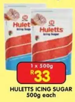 Shoprite Hulett's Icing Sugar offer