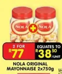 Shoprite NOLA ORIGINAL MAYONNAISE offer