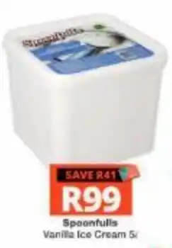 Checkers Hyper Spoonfuls Vanilla Ice Cream offer