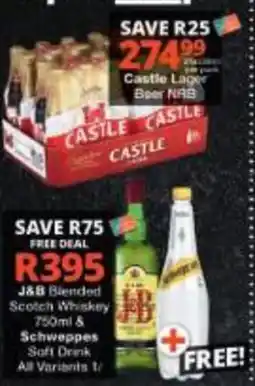 Checkers Hyper Castle Lager Beer NRB offer