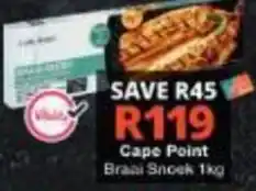 Checkers Hyper Cape Point Brazil Snook offer