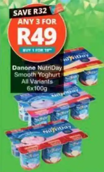 Danone NutriDay Smooth Yoghurt