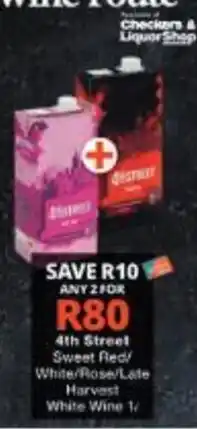 Checkers Hyper 4th Street White Wine offer