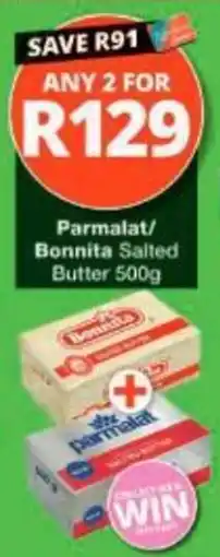 Checkers Hyper Parmalat/Bonita Salted Butter offer