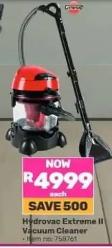 Game Hydrovac Extreme II Vacuum Cleaner offer