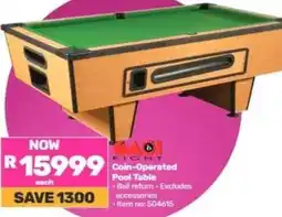 Game Coin-Operated Pool Table offer