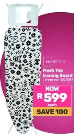 Game Mesh Top Ironing Board offer