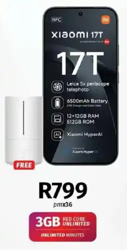 Vodacom Xiaomi 17T offer