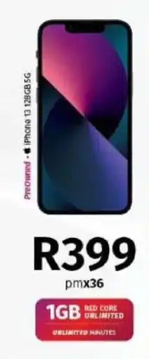 Vodacom iPhone 13 128GB 5G offer