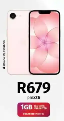 Vodacom iPhone 17e 256GB 5G offer