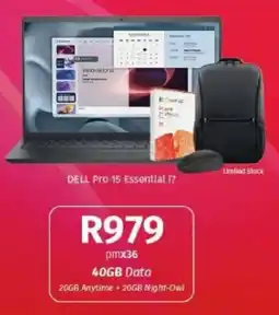 Vodacom DELL Pro 15 Essential I7 offer