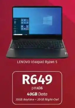 Vodacom LENOVO Ideapad Ryzen 5 offer